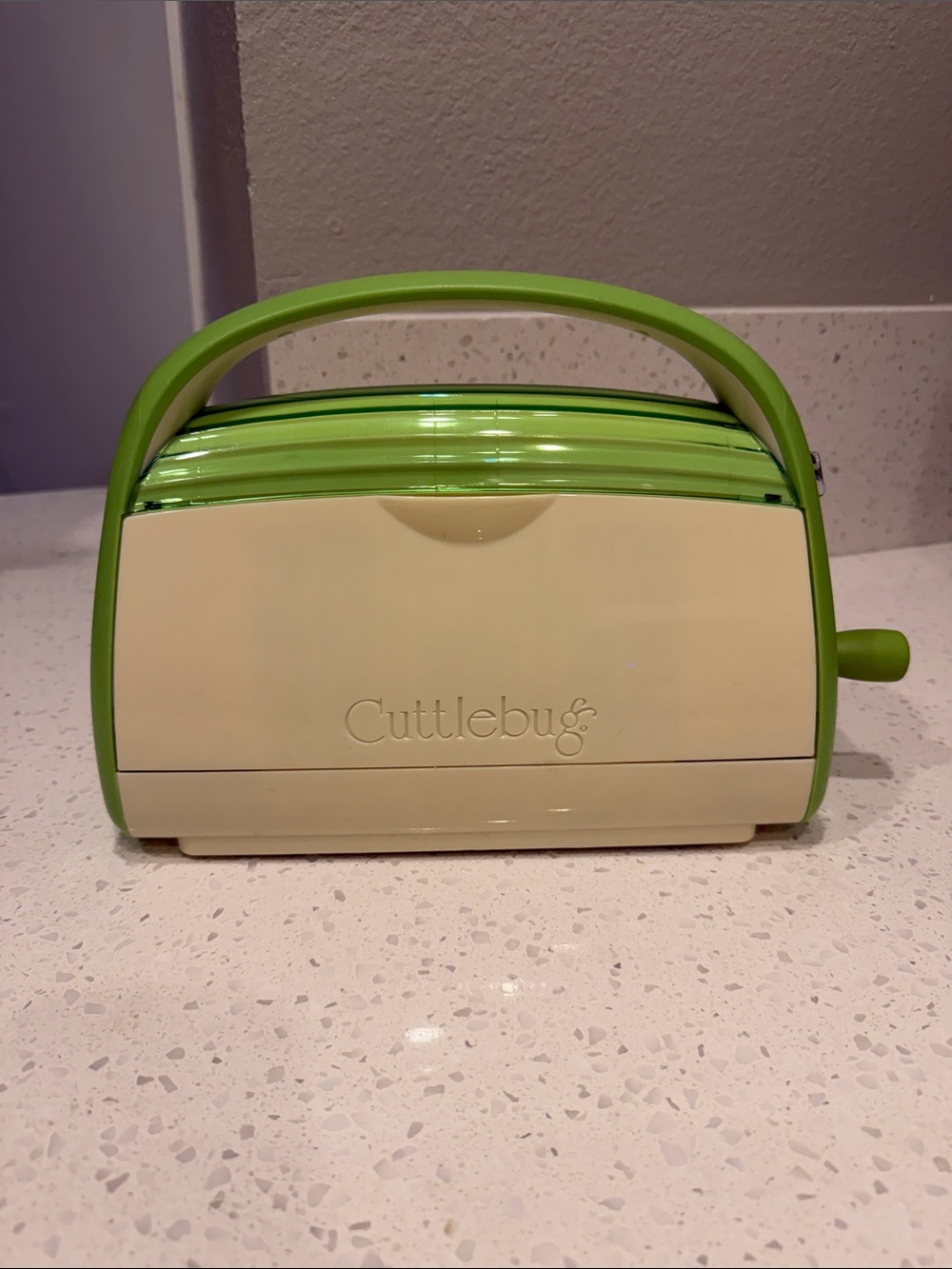 Cuttlebug Die Cutting Machine in Lime Green & Cream